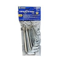 набор шестигранников hex из 10 предметов, 1,5-10 мм, "maximum" (максимум) mx 46221 оптом